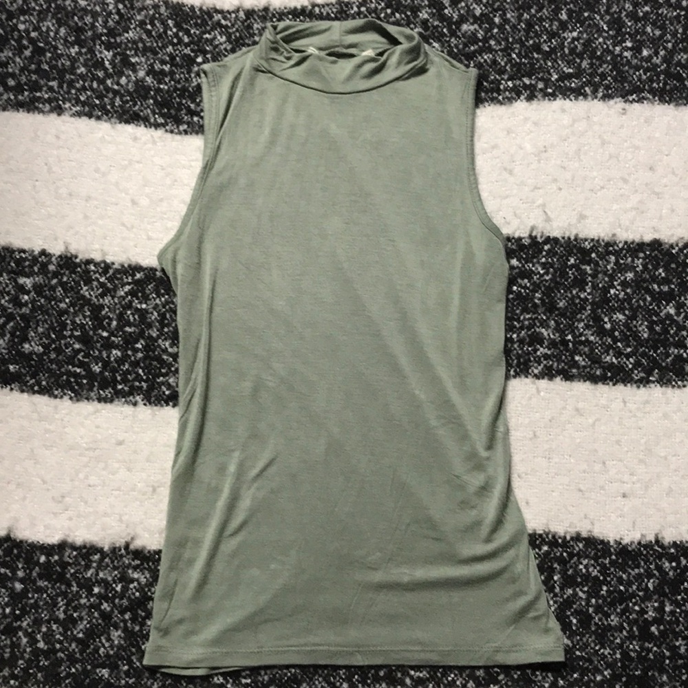 High neck tank top